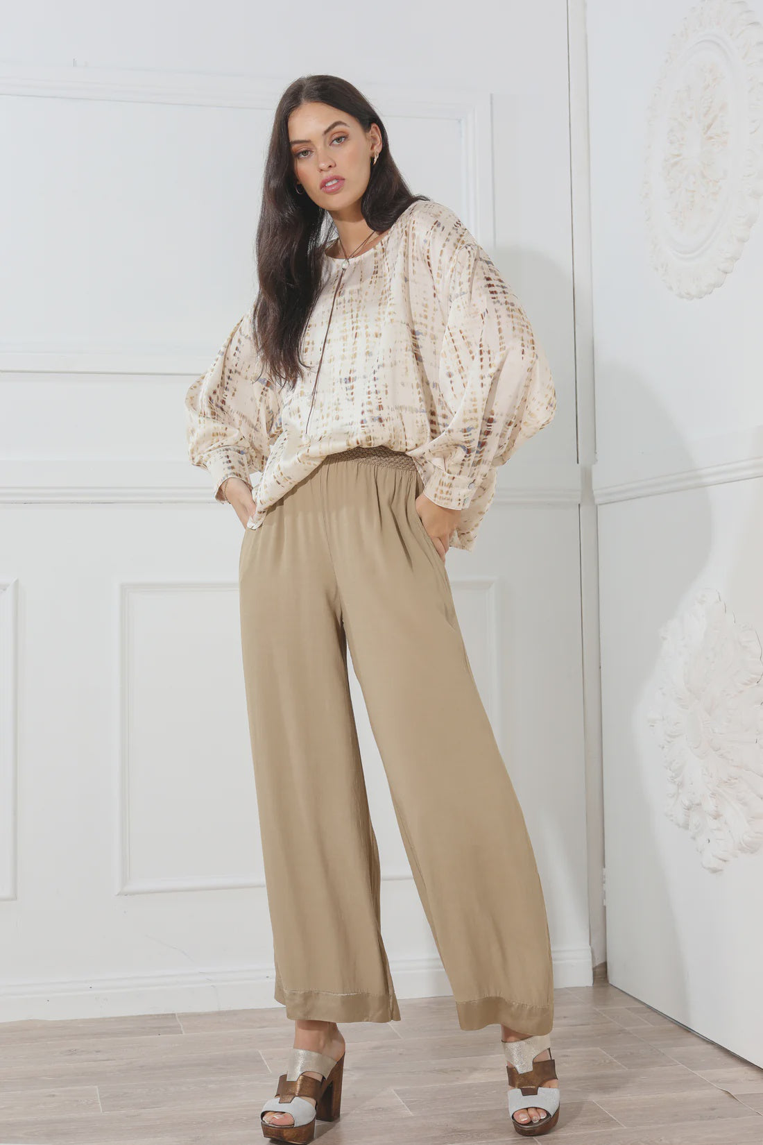 ESA~Bamboo Print Top