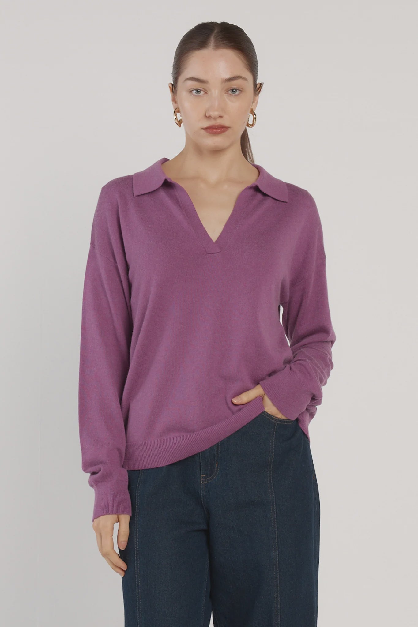 F&B~Solenne Polo Knit