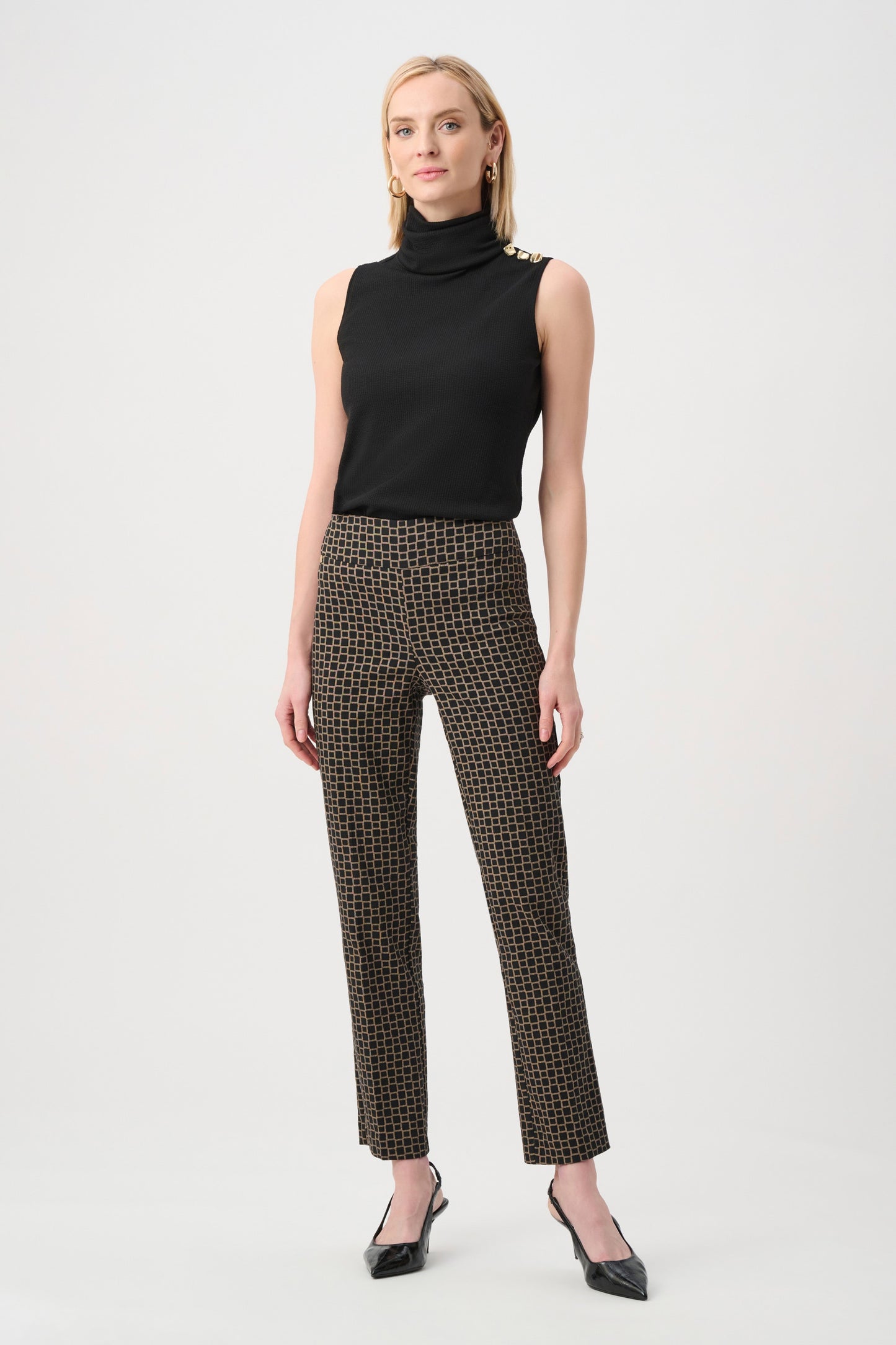 JR~Geometric Jacquard Pants