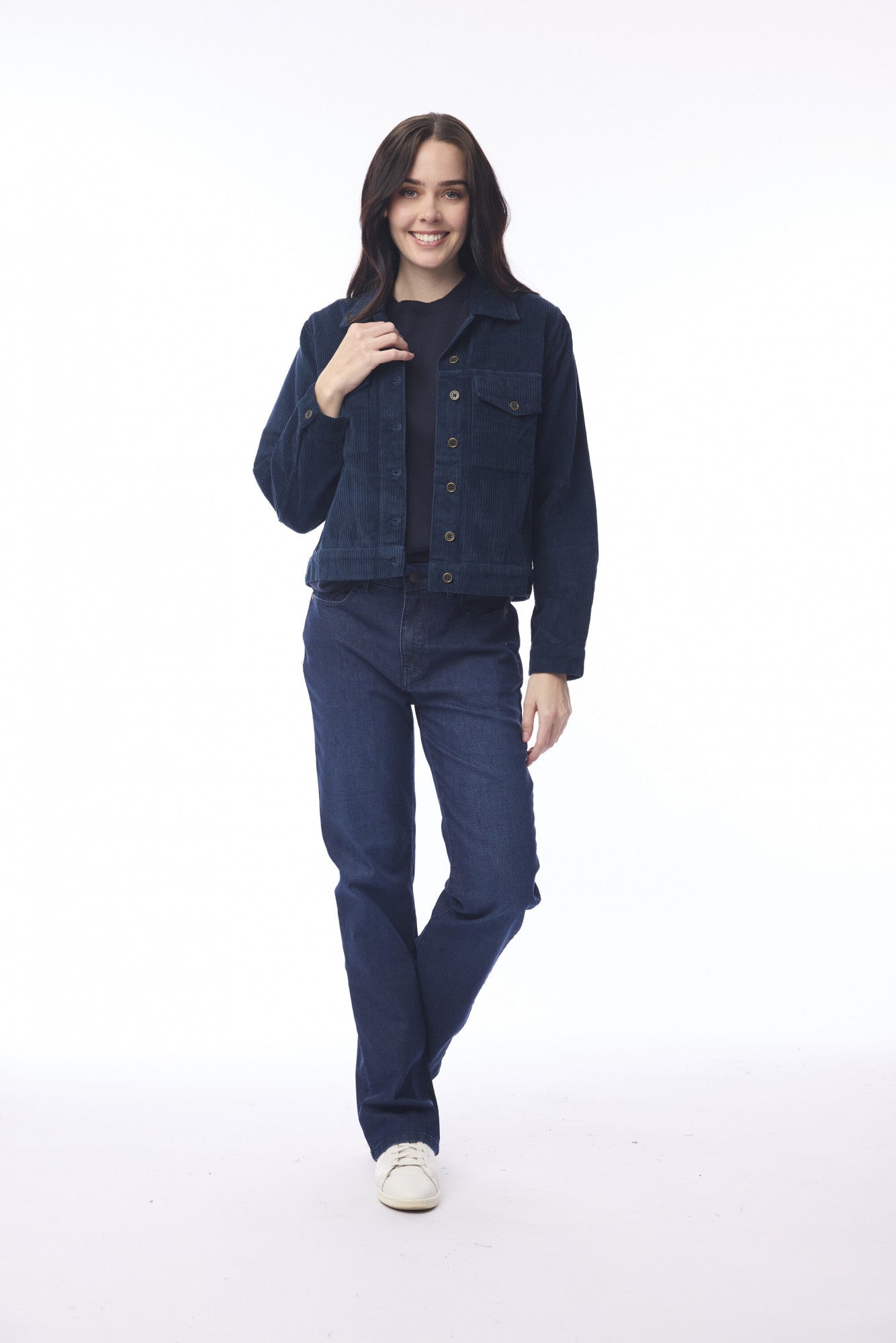Orientique~Cord Biker Jacket