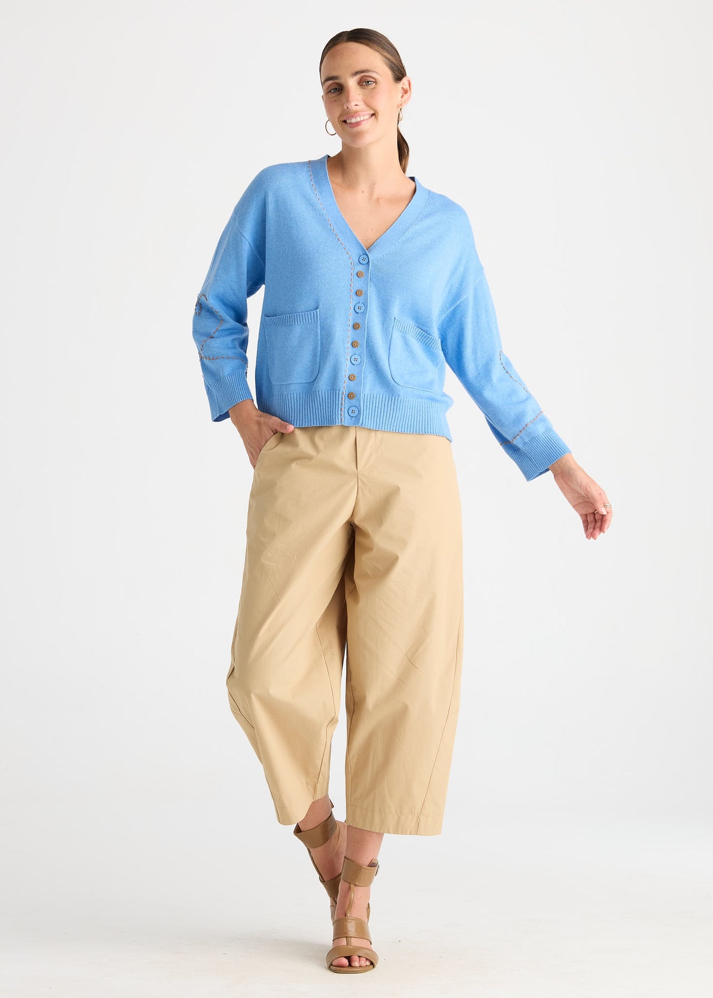 Z&P~ Sweet Heart Cardi Bluebell