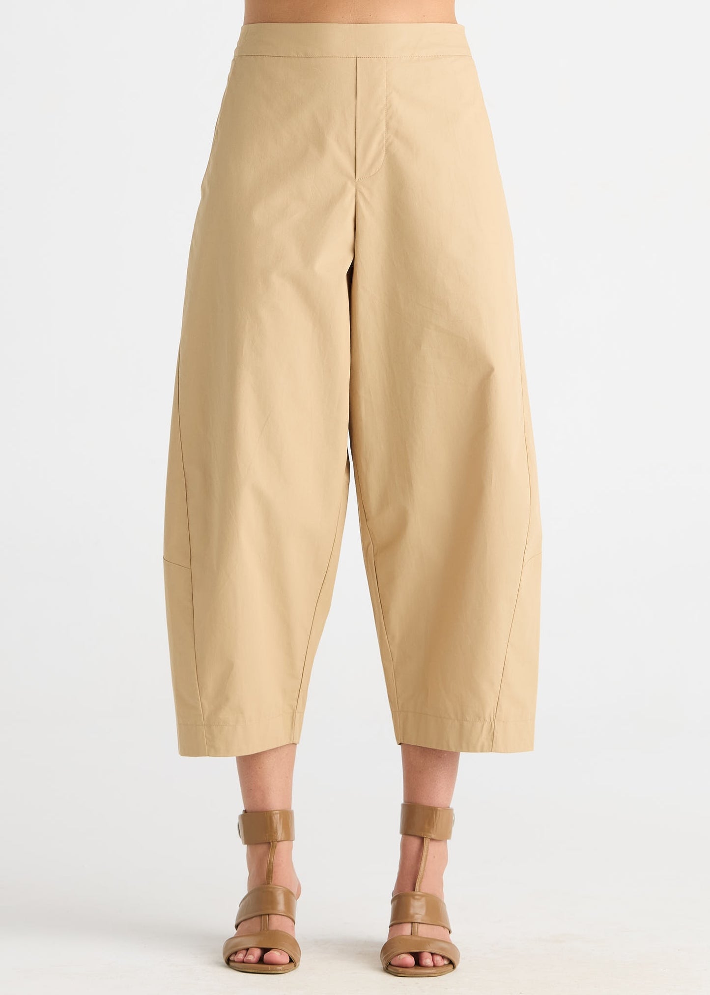 Z&P~ Barrel Leg Pant Peanut Butter