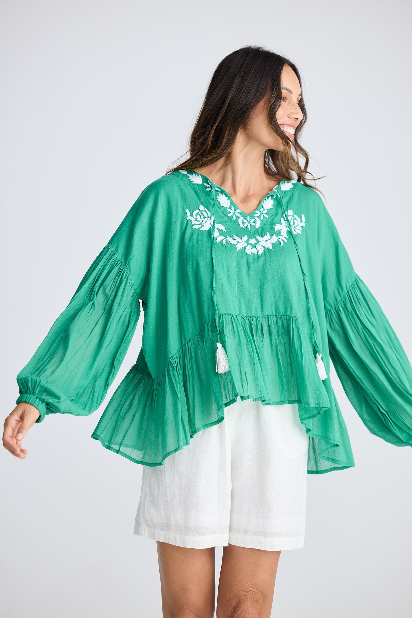 Holiday~Oneta Top Jade