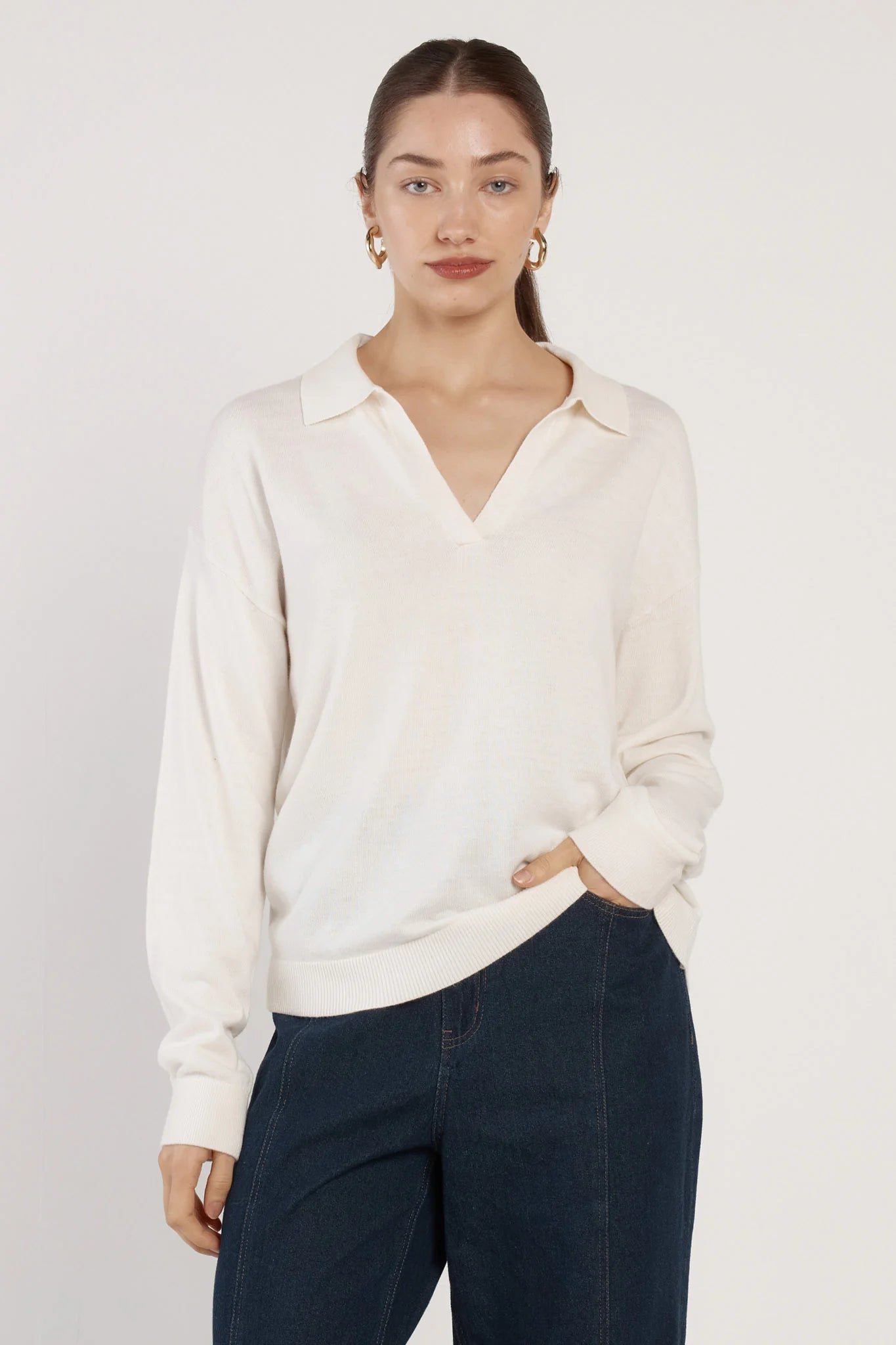 F&B~Solenne Polo Knit