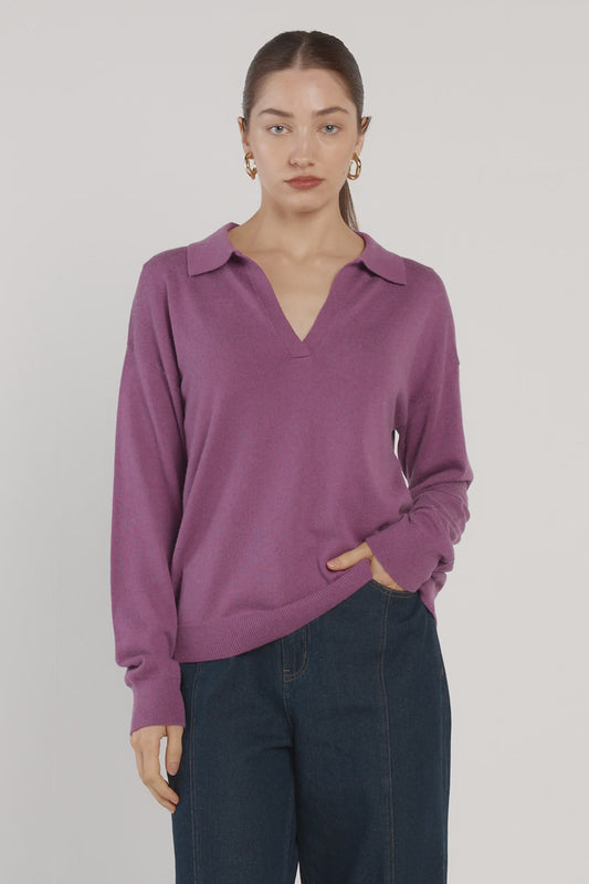 F&B~Solenne Polo Knit