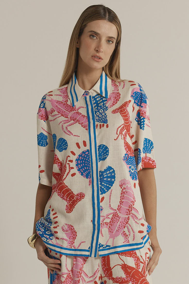 F&B~Soleil Shirt Lobster