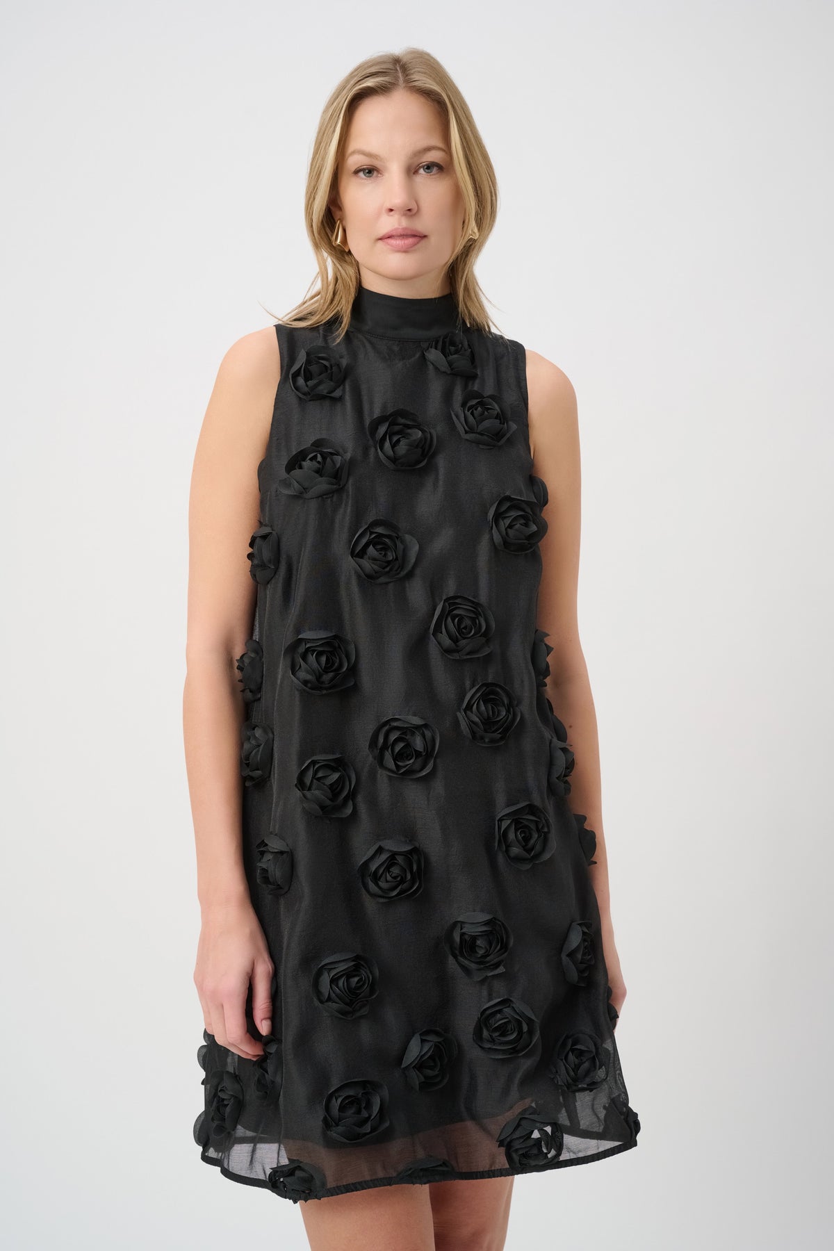 JR~Floral Trapeze Dress
