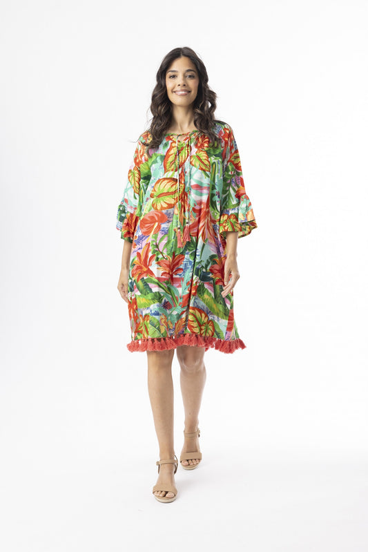Orientique~Equador Tassel Dress