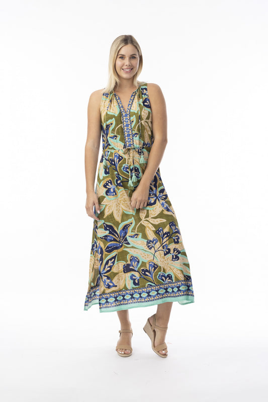 Orientique~Playa Brava Dress V Sleeveless