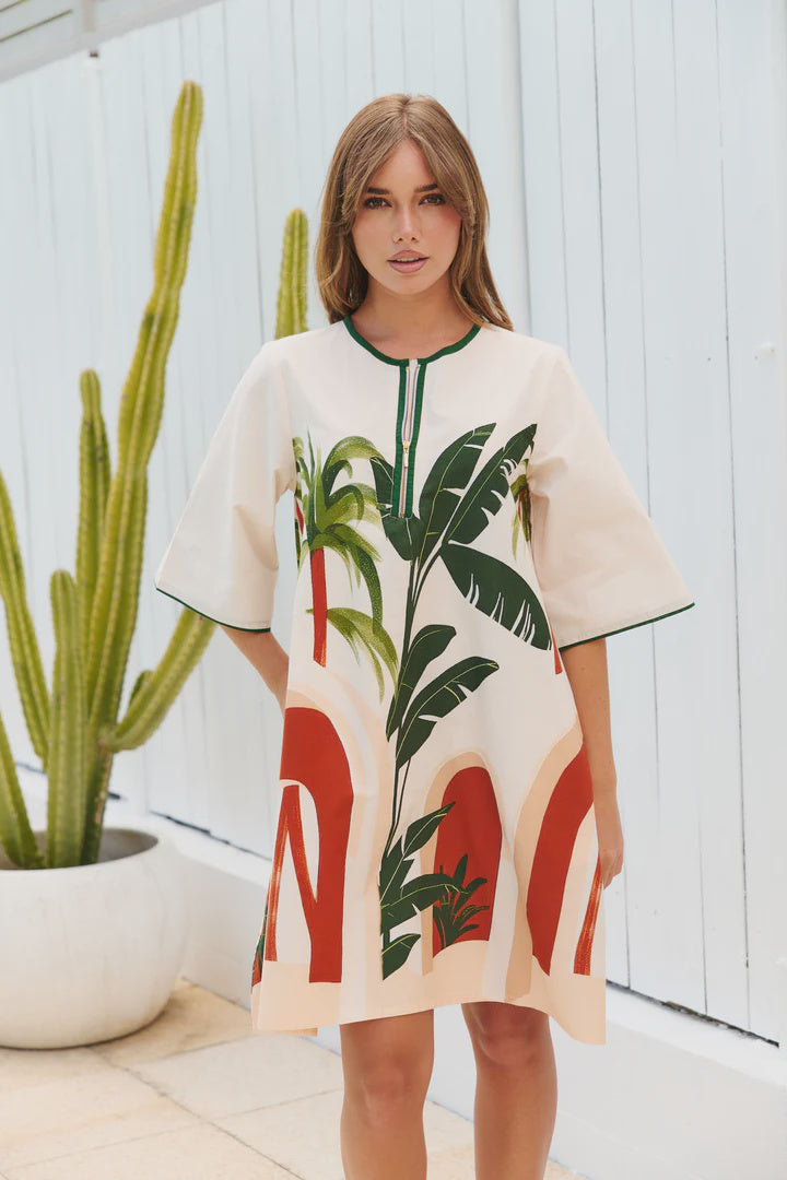 Collectivo~Sharon Dress Casa Palm