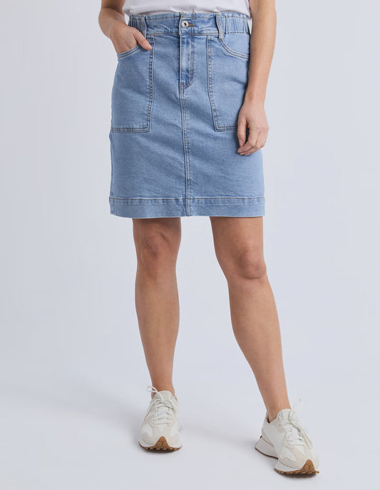 Elm~Atlas Denim Skirt
