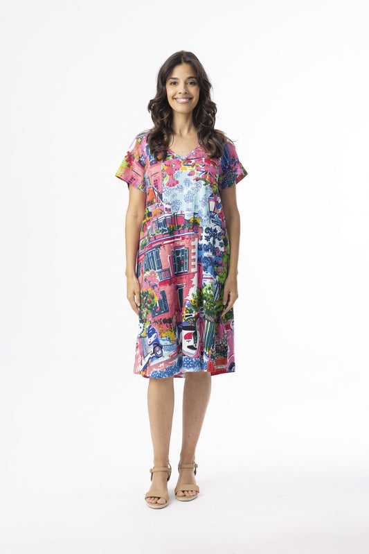 Orientique~Scooter Contemporary Dress
