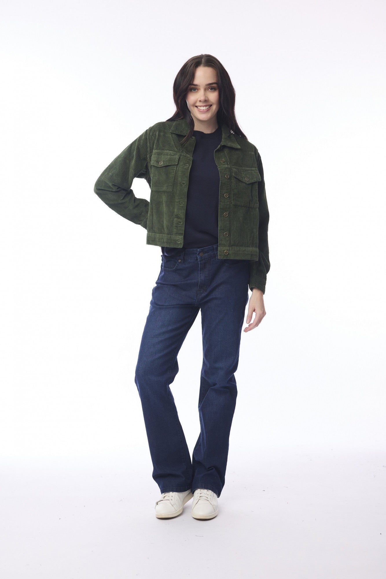 Orientique~Cord Biker Jacket