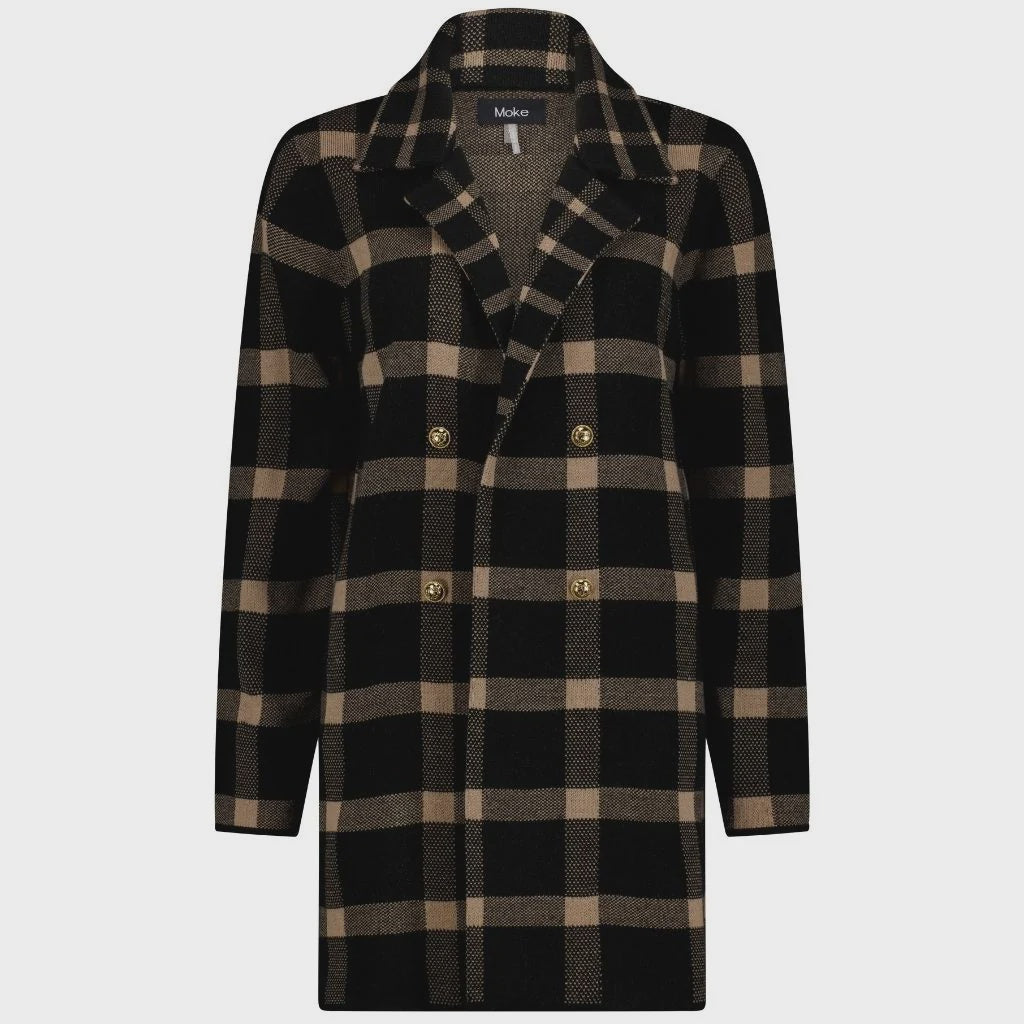 Moke~Mila Womens Knit Coat