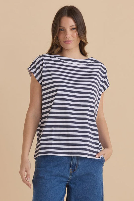 BB~Beth Boatneck Tee