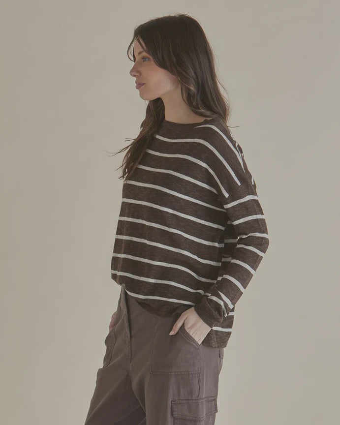 BB~ Natasha Knit Top Brown