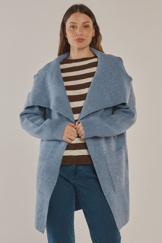 BB~Abigail Cardigan Cornflower Blue