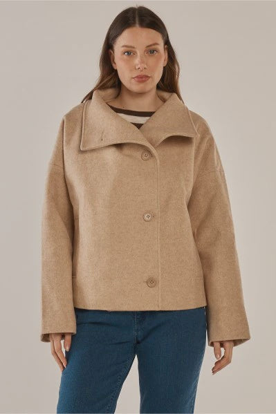 BB~Prue Pea Coat Cream