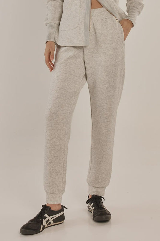 BB~Sabina Trackpant Grey Marle