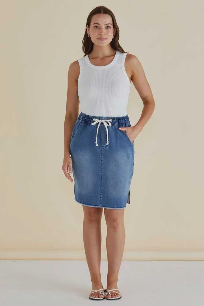 BB~Augie Denim Skirt