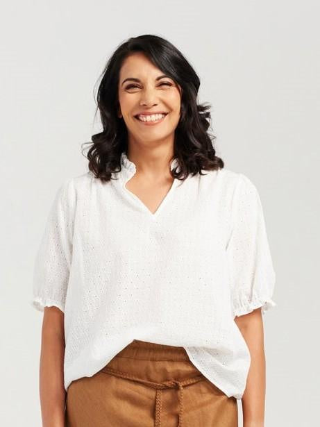 Blackstone~Daisy Anglaise Blouse