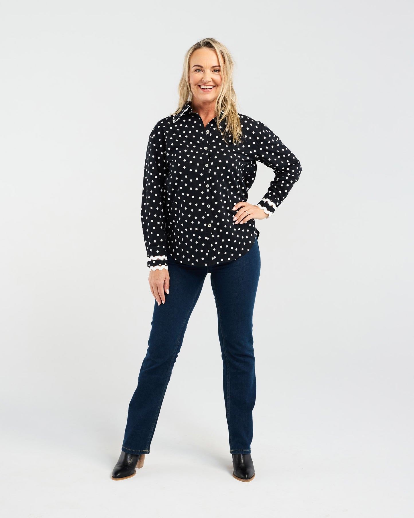 Blackstone~Julia spot shirt