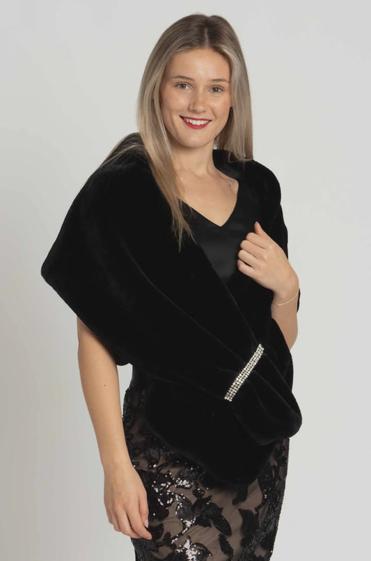 JR~ Faux Fur Cover Up