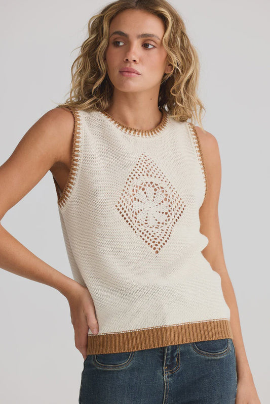 Tailsman~ Dream Catcher Knit Tank