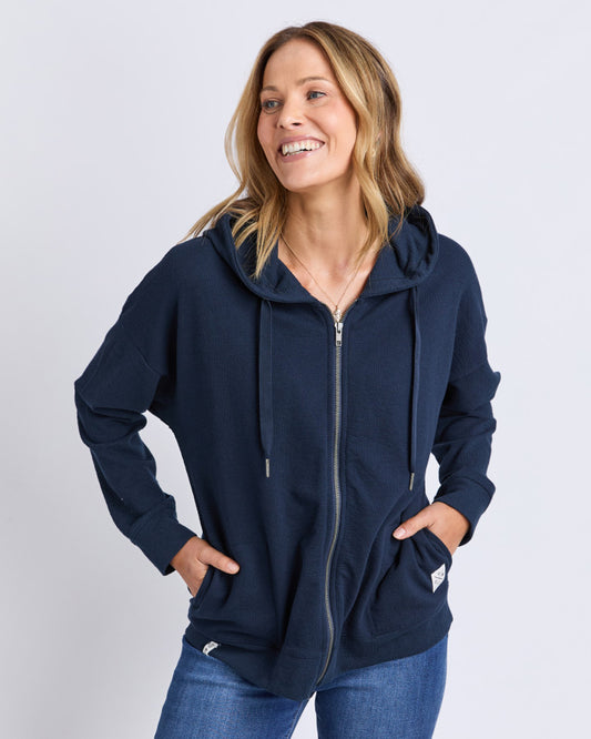 Elm~Beachy Zip Hoodie