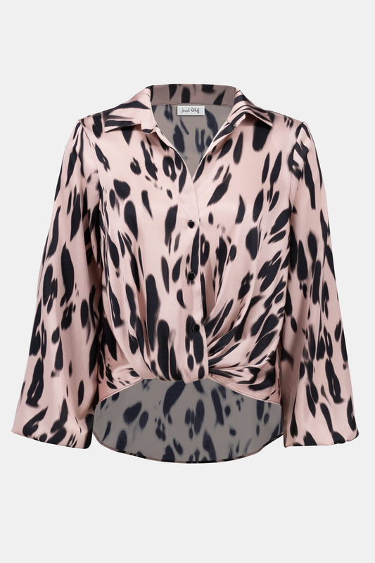 JR~Pink/Black top