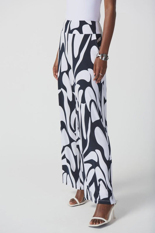JR~242103 Navy/White Drape Pant