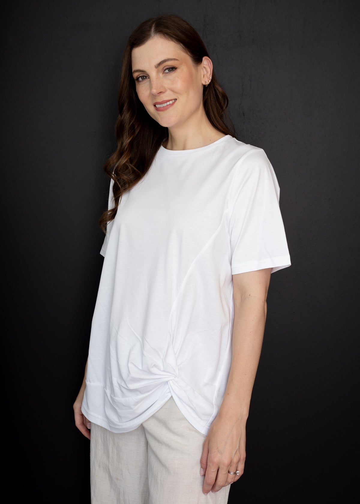 White on Black ~ Rouche Bottom top