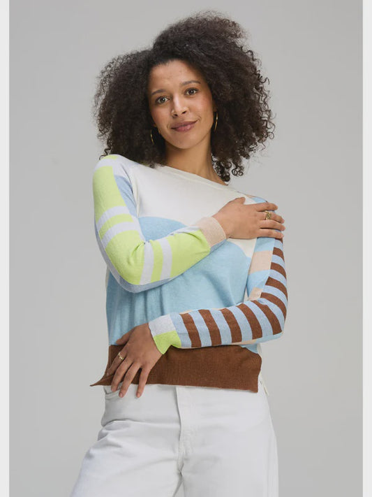 Z&P~Colour Block Jumper